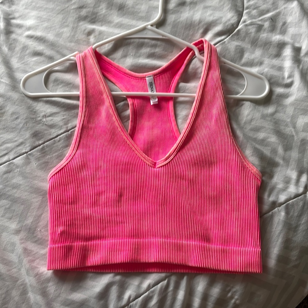 Hot Pink Crop Top